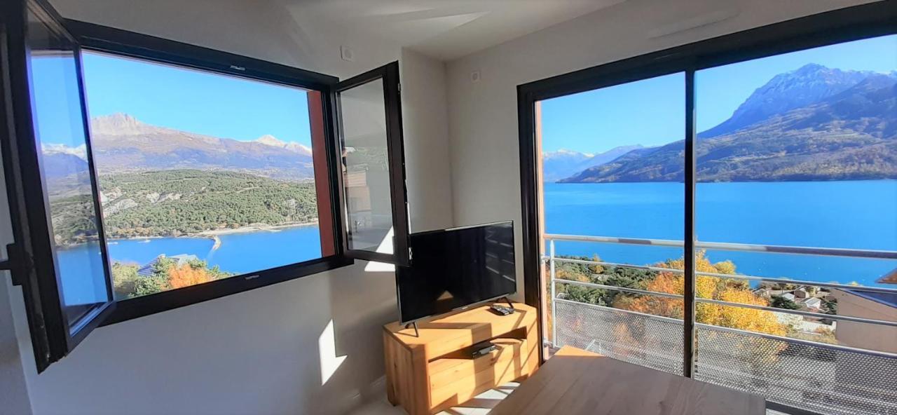 Vaste Appartement 3 Chambres - Vue Exceptionnelle Chorges Dış mekan fotoğraf