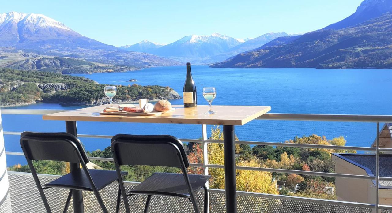Vaste Appartement 3 Chambres - Vue Exceptionnelle Chorges Dış mekan fotoğraf