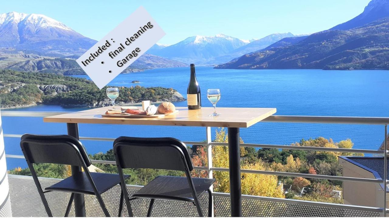Vaste Appartement 3 Chambres - Vue Exceptionnelle Chorges Dış mekan fotoğraf